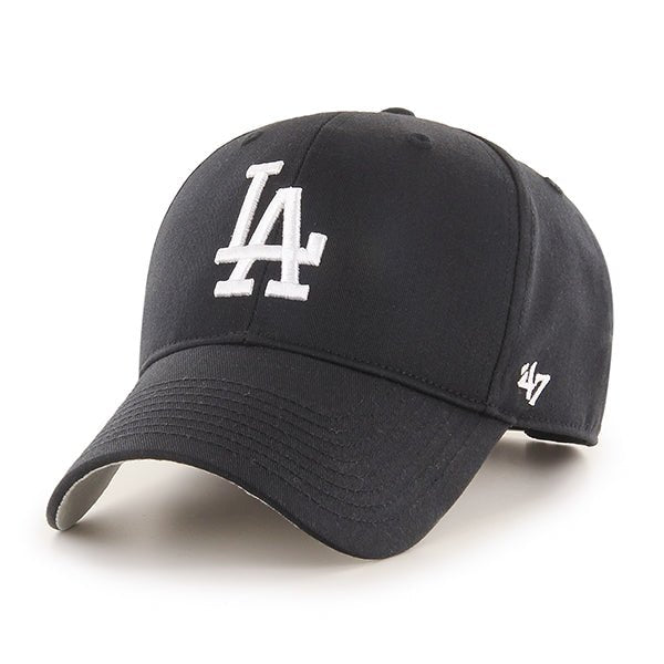 47 Youth Kids Mlb Los Angeles Dodgers Mvp Cap - Black - Streetart.fr