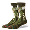Stance Stripe Gremlins Crew Socks - Dark Green