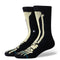 Stance Bones 3 Crew Socks - Black