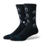 Stance Cursor Crew Socks - Black