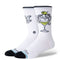 Stance High Quality Low Class Crew Socks - White