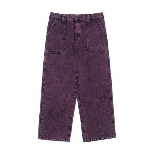 Poetic Collective Painter Pants Pantalon - Purple Acid Wash