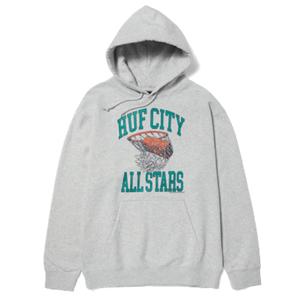 Huf Swish Hoodie - Heather Grey — sweat à capuche