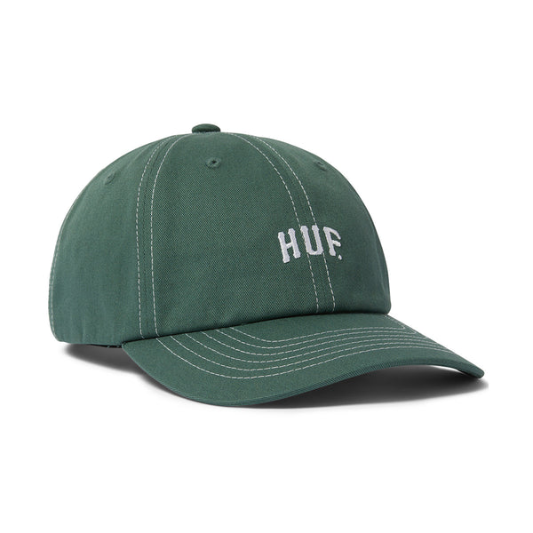 Huf Arch Logo 6 Panel Cv Hat - Forest Green — casquette