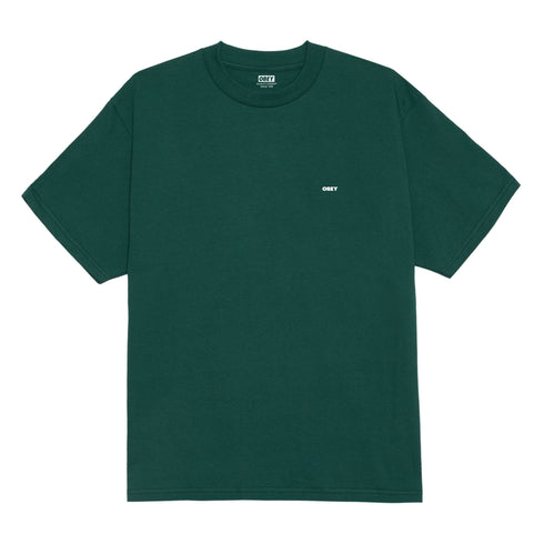Obey Cropped Icon T-Shirt - Rain Forest
