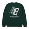 Huf X Bronze Sweat Huf X Bronze Sweat Crew - Forest Green