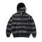 BUTTER FADED WAFFLE ZIP-THRU HOOD - WASHED BLACK