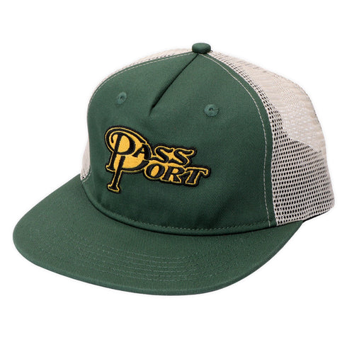 Passport Minimum Output Workers Trucker Cap - Elm Green