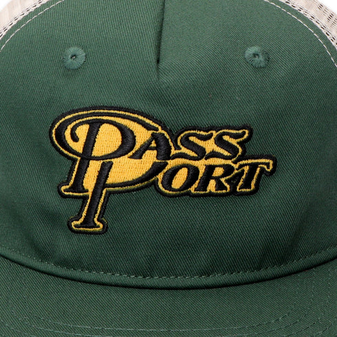 Passport Minimum Output Workers Trucker Cap - Elm Green