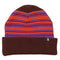 Passport Organic Cotton Stripe Beanie - Orange