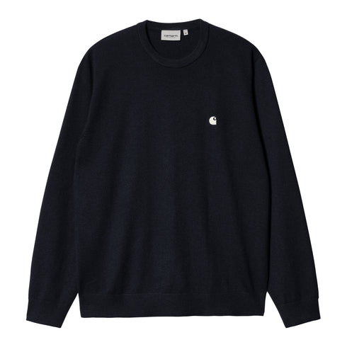 Carhartt WIP Madison Sweater - Dark Navy / Wax
