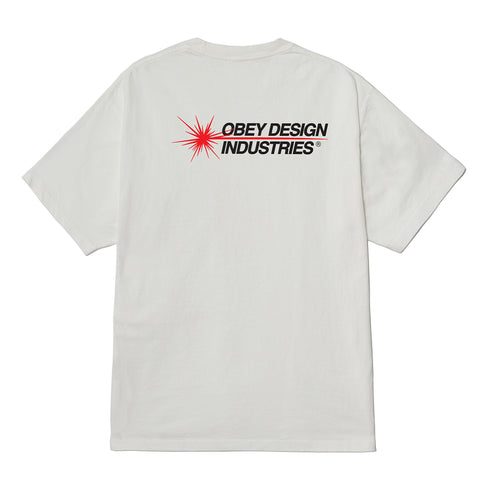 Obey Design Industries Pigment T-Shirt - Vintage White Pigment