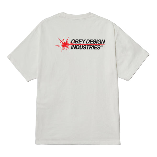 Obey Design Industries Pigment T-Shirt - Vintage White Pigment