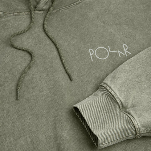 Polar Fade Frank Hoodie - Army Green