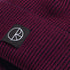 Polar Lines Merino Beanie - Wine / Navy