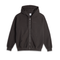 Polar Waffle Zip Hoodie - Dirty Black