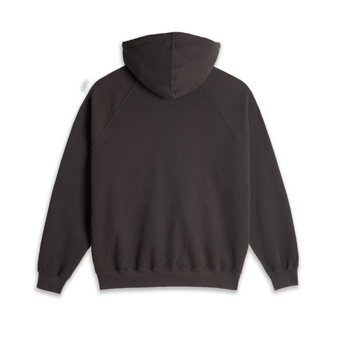 Polar Waffle Zip Hoodie - Dirty Black