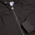 Polar Waffle Zip Hoodie - Dirty Black