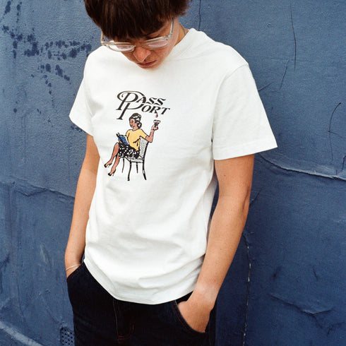Passport Minimal Output T-Shirt - White