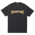 Passport Official Contrast T-Shirt - Washed Black