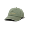 BUTTER RIPSTOP ROUNDED LOGO 6 PANEL CAP - WASHED ARMY