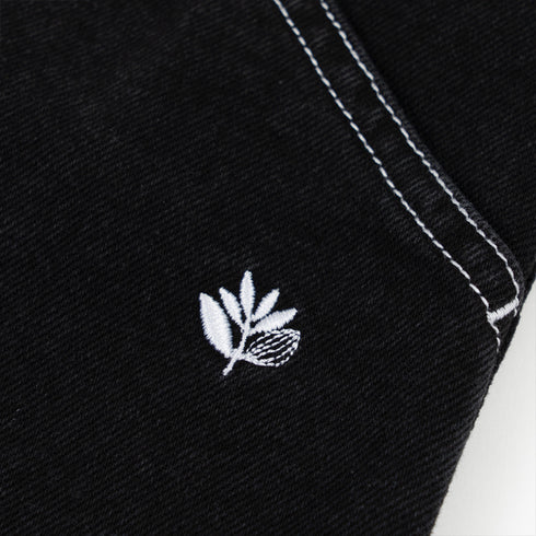 Magenta Og Denim Short - Black