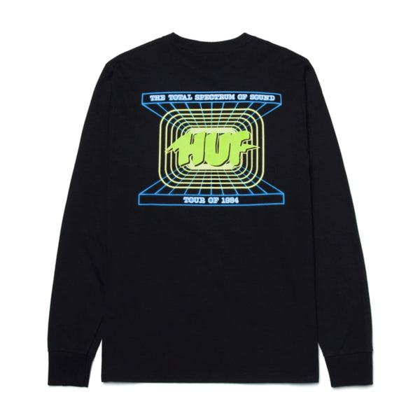 Huf Total Spectrum - Black — t-shirt manches longues