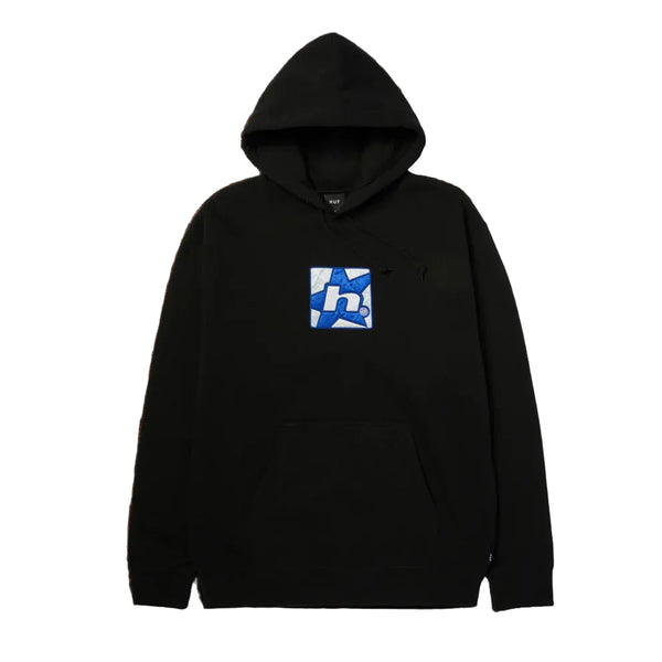 Huf H Star Hood - Black