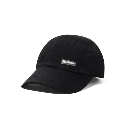 BUTTER STRIDE 4 PANEL CAP - BLACK