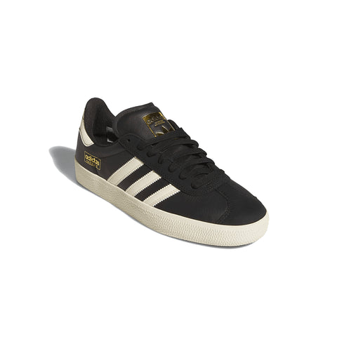 Adidas Gazelle Adv - Core Black / Cream White / Gold — vue 2
