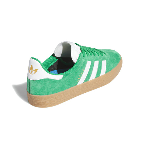 Adidas Gazelle Adv - Green / Cloud White / Gold Metallic - Streetart.fr