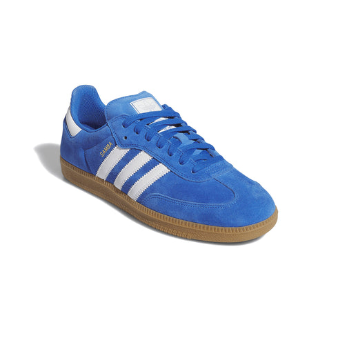 Adidas Samba Adv - Blue Bird / Cloud White / Gold Metallic - Streetart.fr