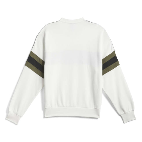 Adidas Sk Og Crew Sweat - Crystal White / Olive Strata / Black - Streetart.fr
