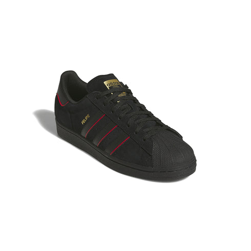 Adidas Superstar Adv X Felipe - Core Black / Better Scarlet / Gold Metallic - Streetart.fr