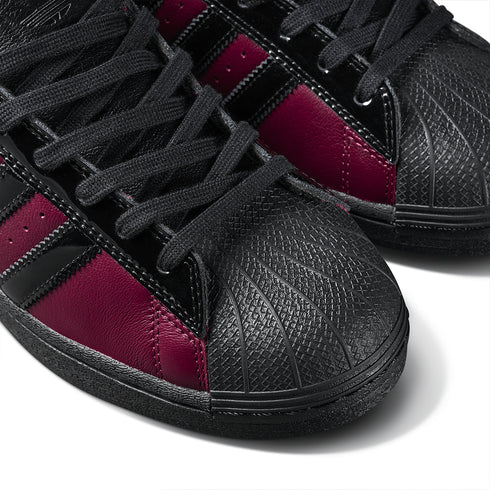 Adidas Superstar X Marcos Montoya Maroon / Maroon / Core Black - Streetart.fr