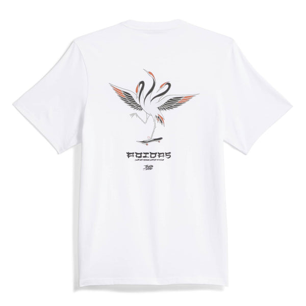 Adidas Tos Crane T-Shirt - White / Black - Streetart.fr