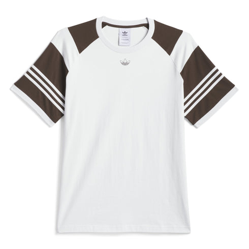 Adidas Tyshawn T-Shirt - Crystal White / Dark Brown - Streetart.fr