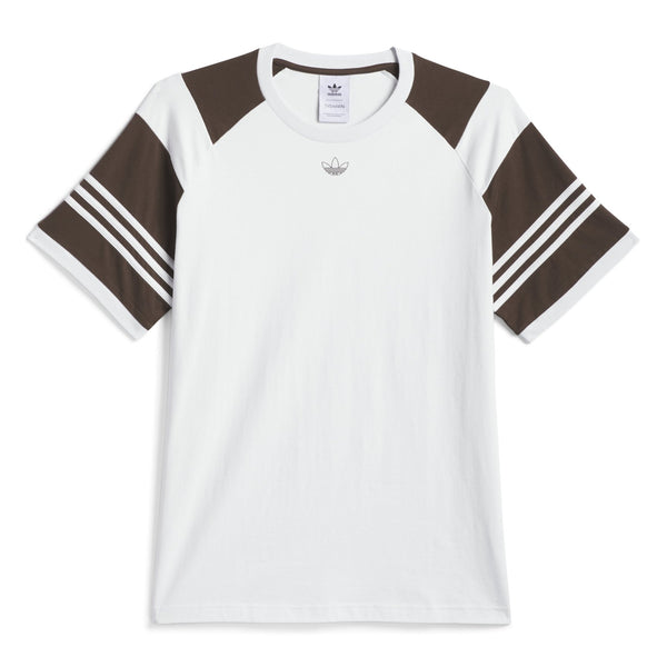 Adidas Tyshawn T-Shirt - Crystal White / Dark Brown - Streetart.fr