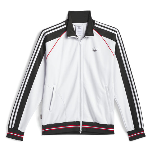 Adidas Tyshawn Track Jacket - Crystal White / Black / Better Scarlet - Streetart.fr