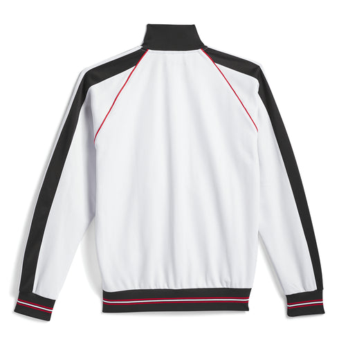 Adidas Tyshawn Track Jacket - Crystal White / Black / Better Scarlet - Streetart.fr