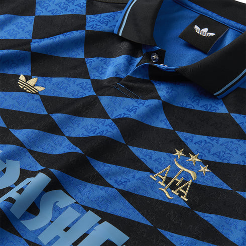 ADIDAS X THRASHER AFA JERSEY - BLACK / BLUE