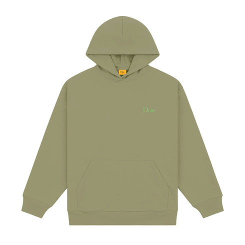 Dime Classic Small Logo Hoodie - Army Green