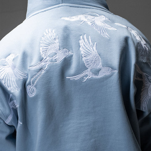 Jacker - D.Birds Cooper Hoodie Zip - Blue