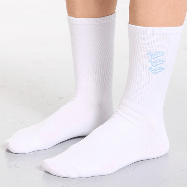 Bisous Gianni Socks - White - Streetart.fr