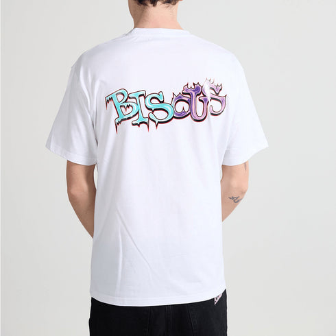 Bisous Ice & Flame T-Shirt - White - Streetart.fr