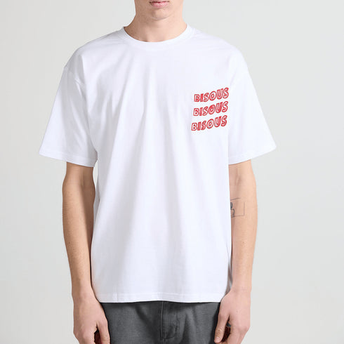 Bisous Sonics Application T-Shirt - White - Streetart.fr