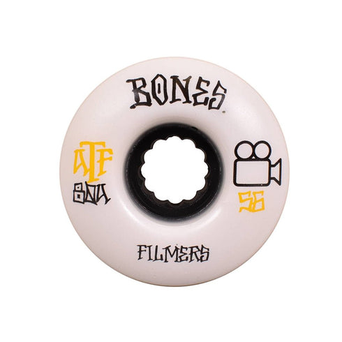 Bones Wheels (Jeu De 4) Atf 56Mm Filmers 80A - Streetart.fr