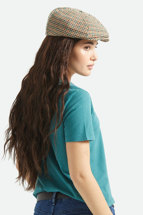 Brixton Brood Snap Cap - Dusted Ochre / Khaki / Verdent Green - Streetart.fr