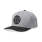Brixton Crest C Mp Snapback Cap - Heather Grey / Black - Streetart.fr