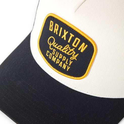 Brixton Henry Mp Trucker Hat - Black / Black - Streetart.fr